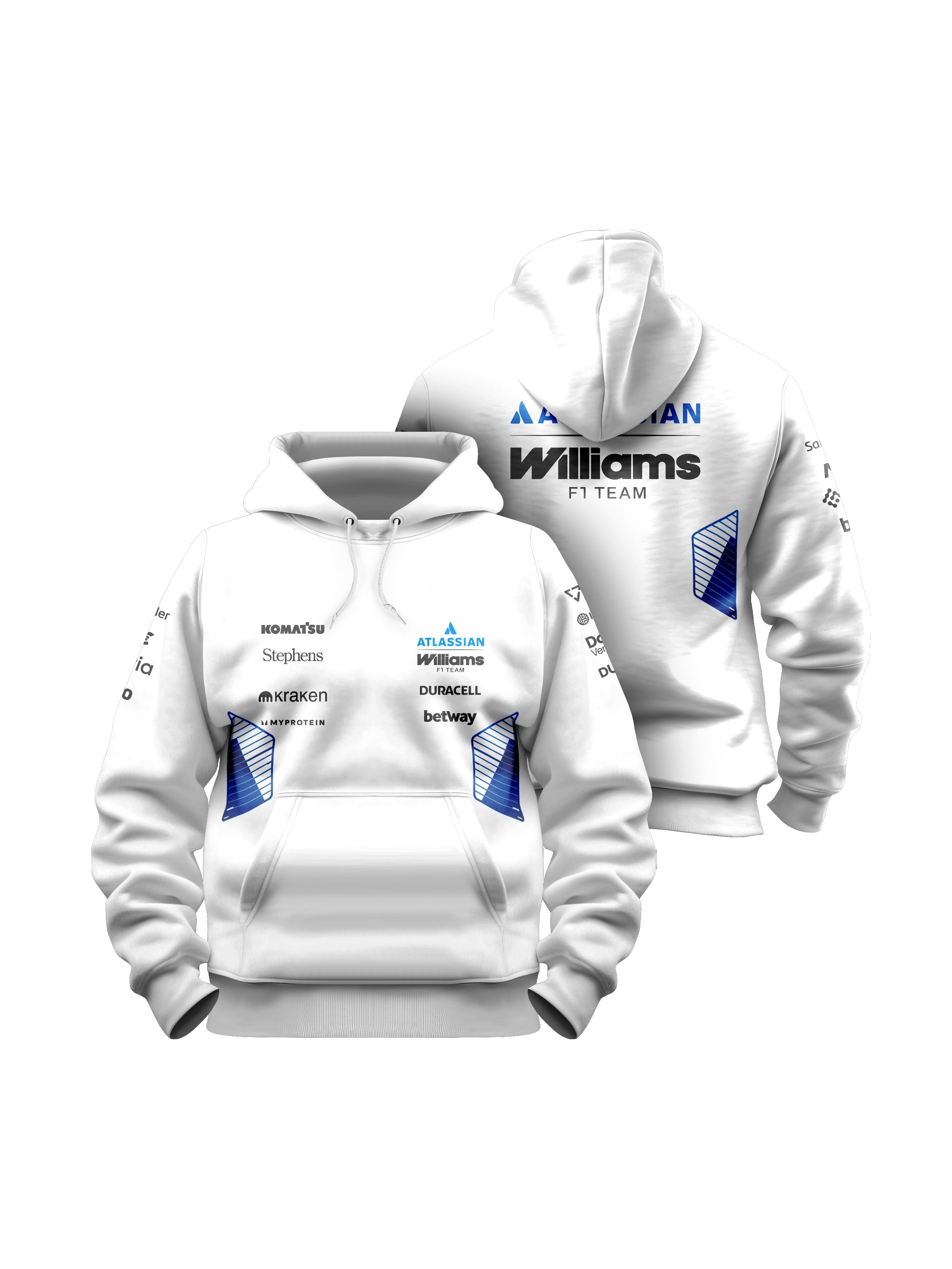 Williams F1 2026 White Hoodie