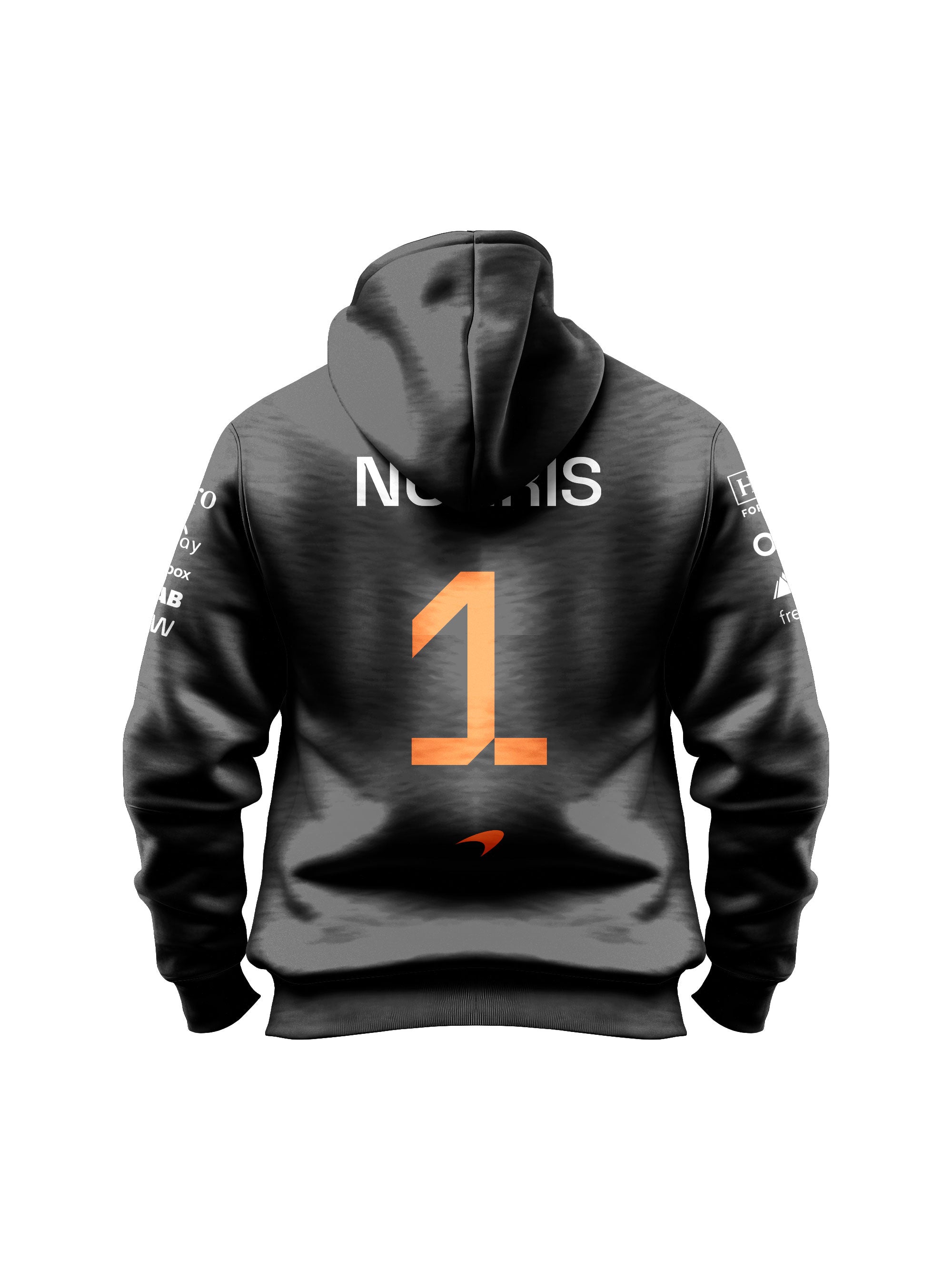 Lando Norris McLaren F1 2026 Black Hoodie