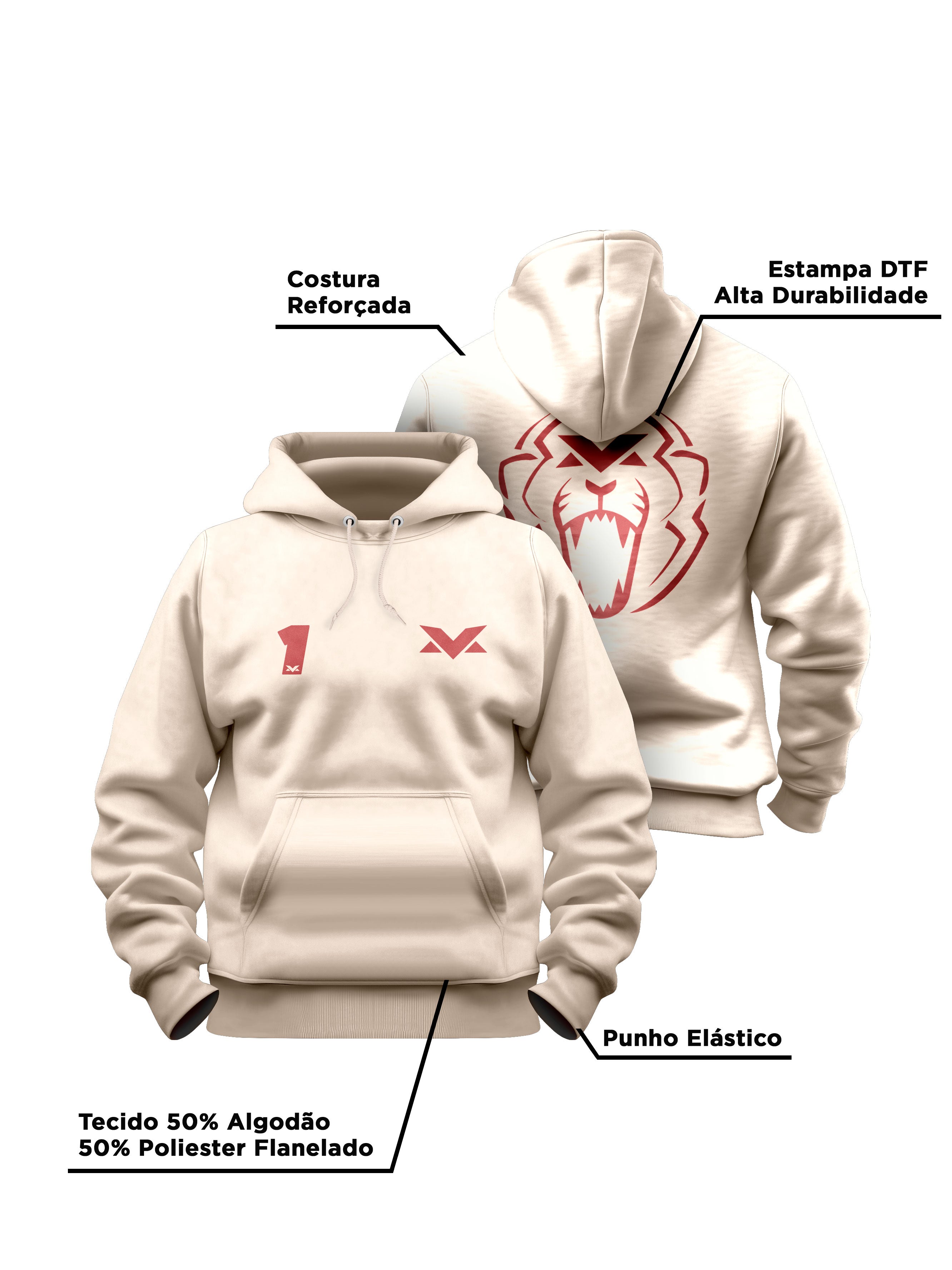 Max Verstappen The Lion Off White Hoodie