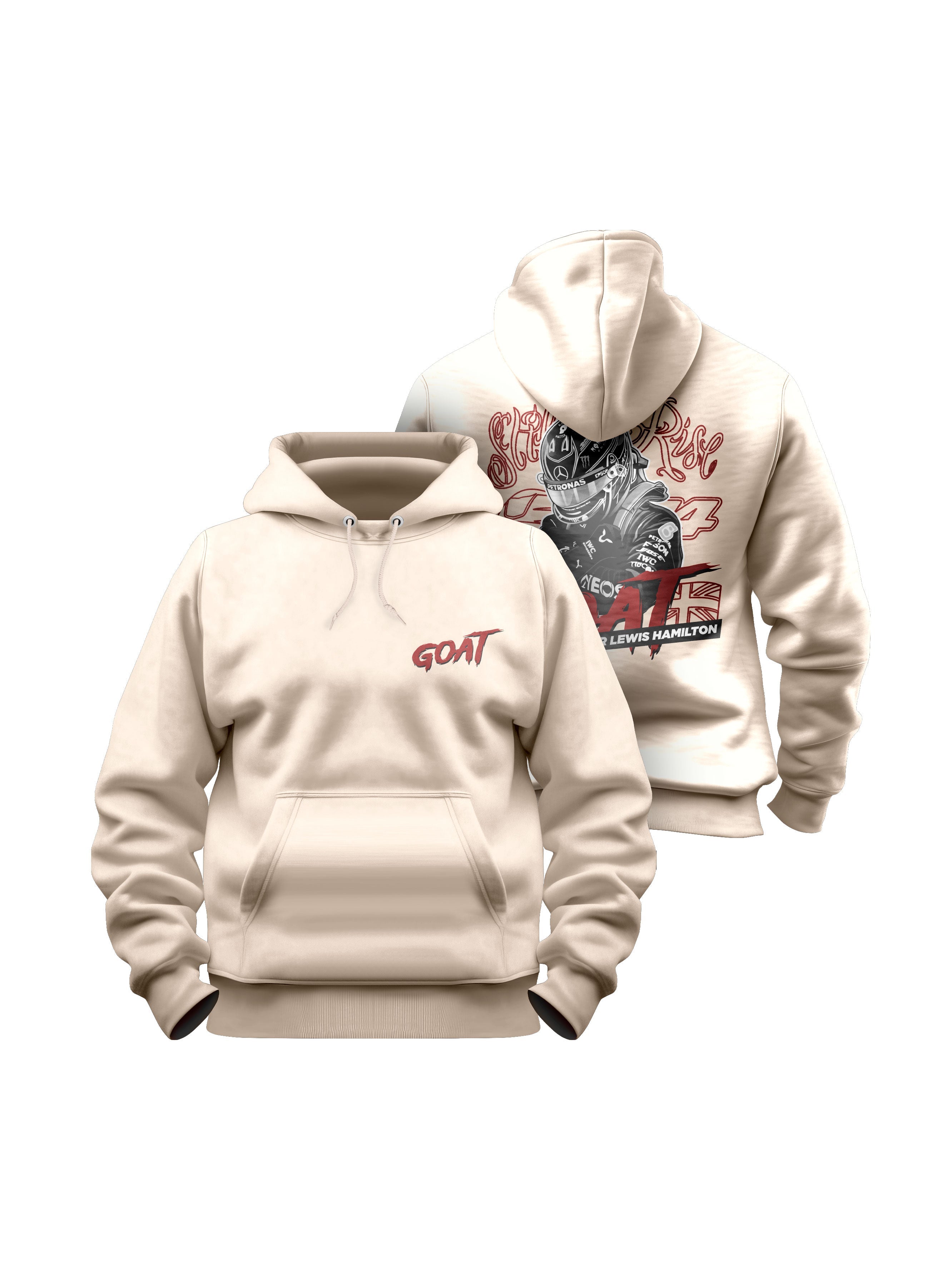 Sir Lewis Hamilton Goat Off White Hoodie