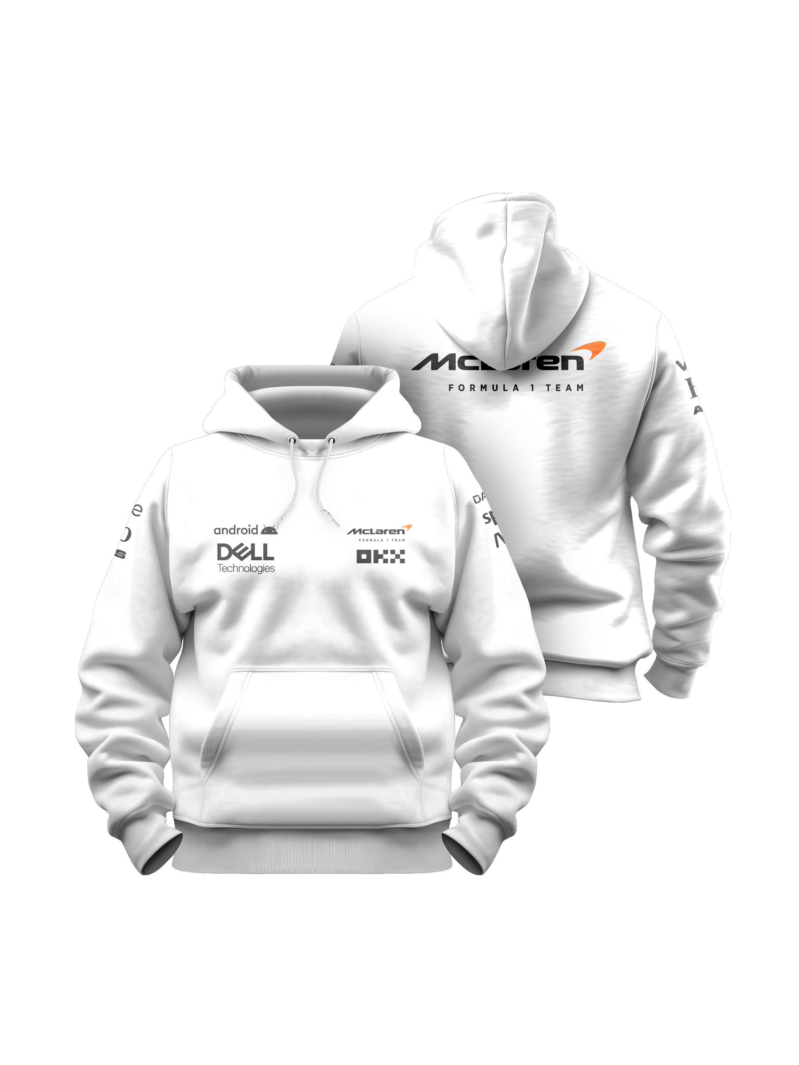 McLaren White Hoodie 2024