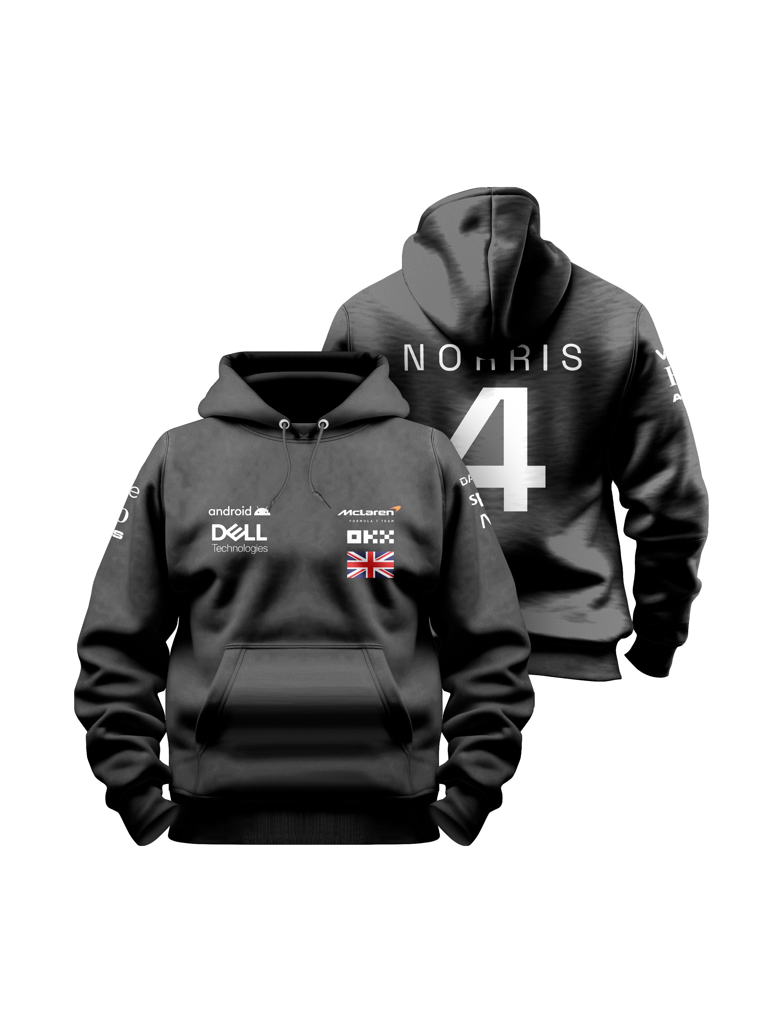 McLaren Black Hoodie 2024 Lando Norris