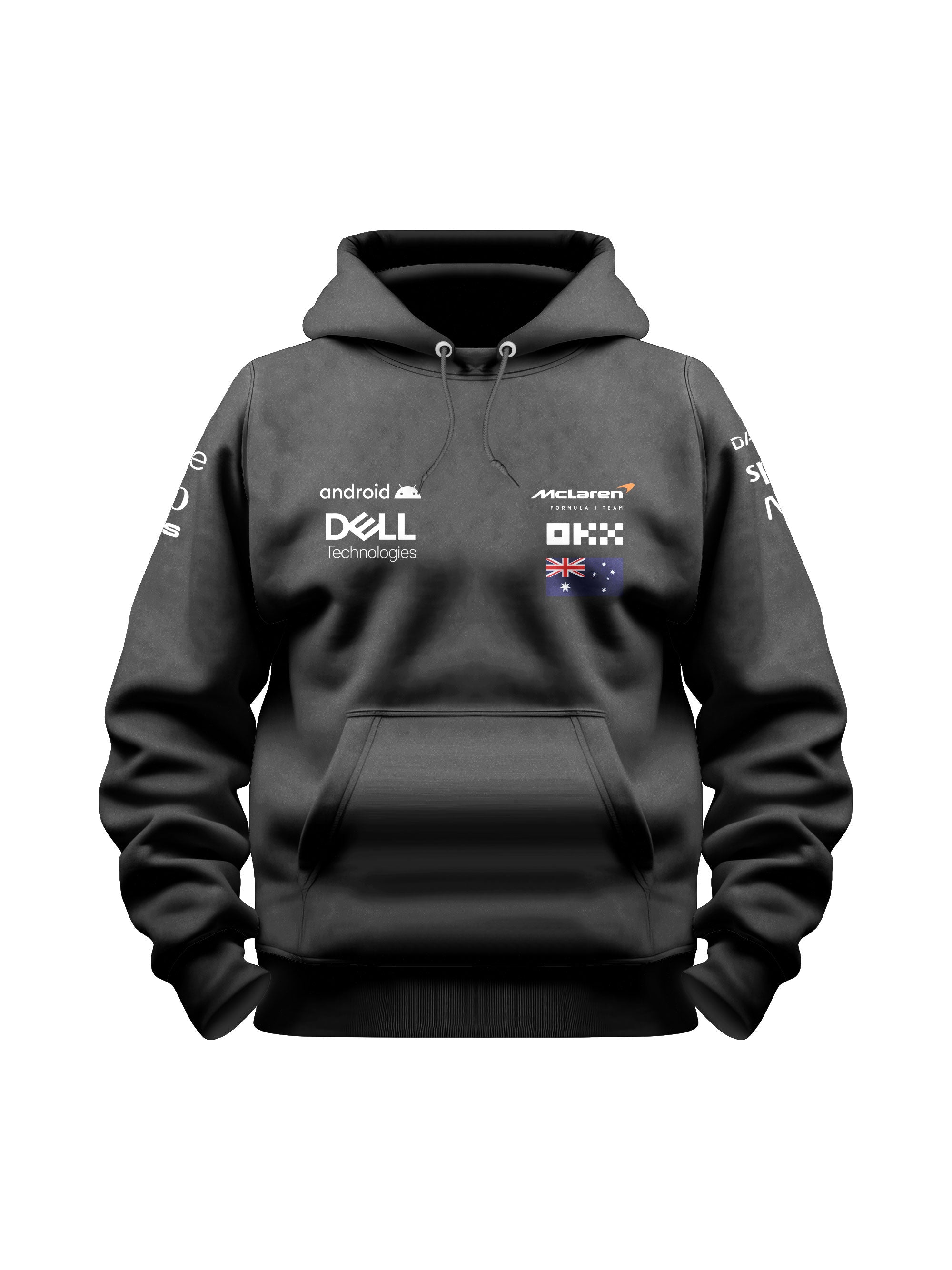 McLaren Black Hoodie 2024 Oscar Piastri