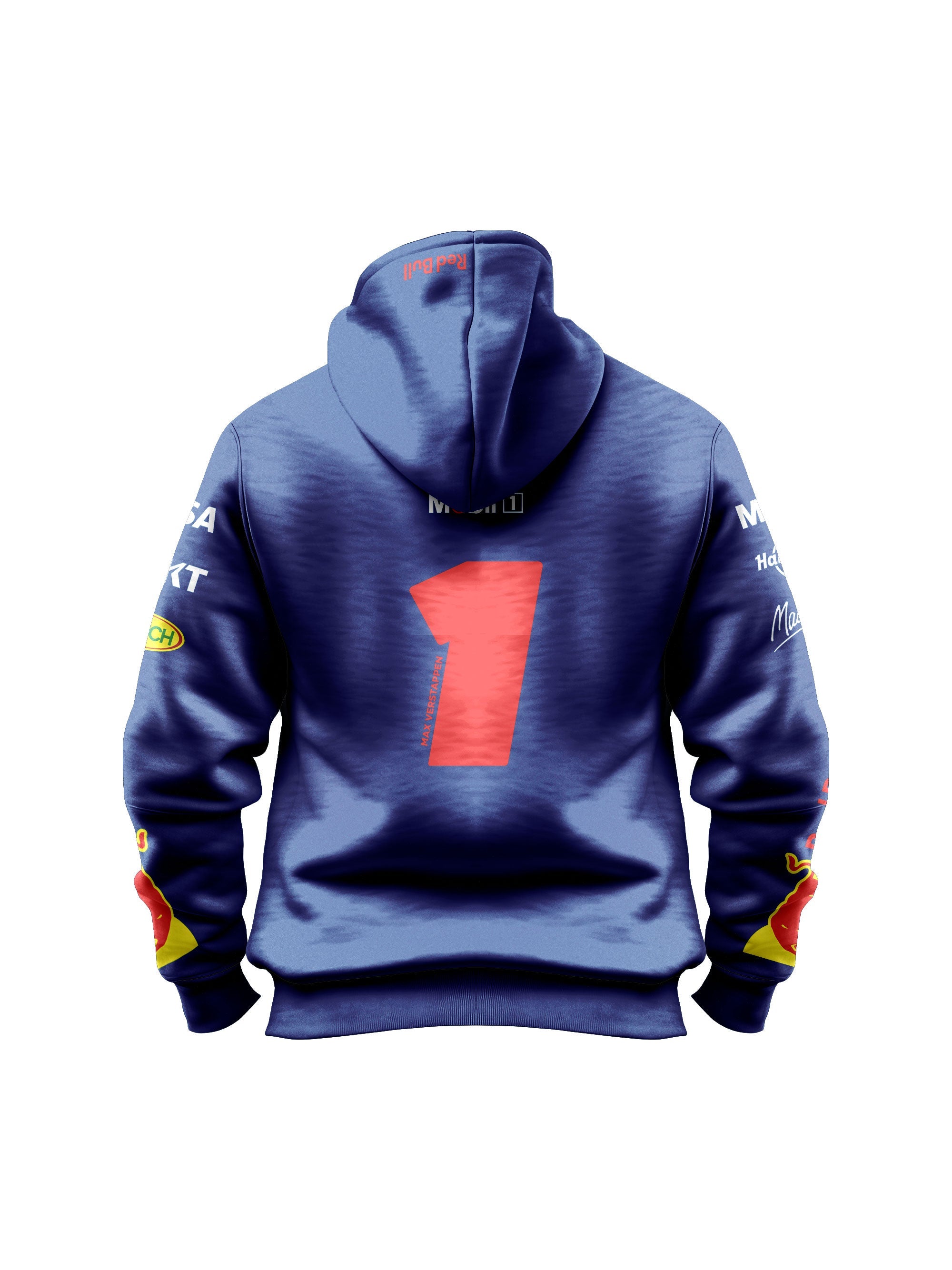 Max Verstappen Red Bull 2025 Navy Blue Hoodie
