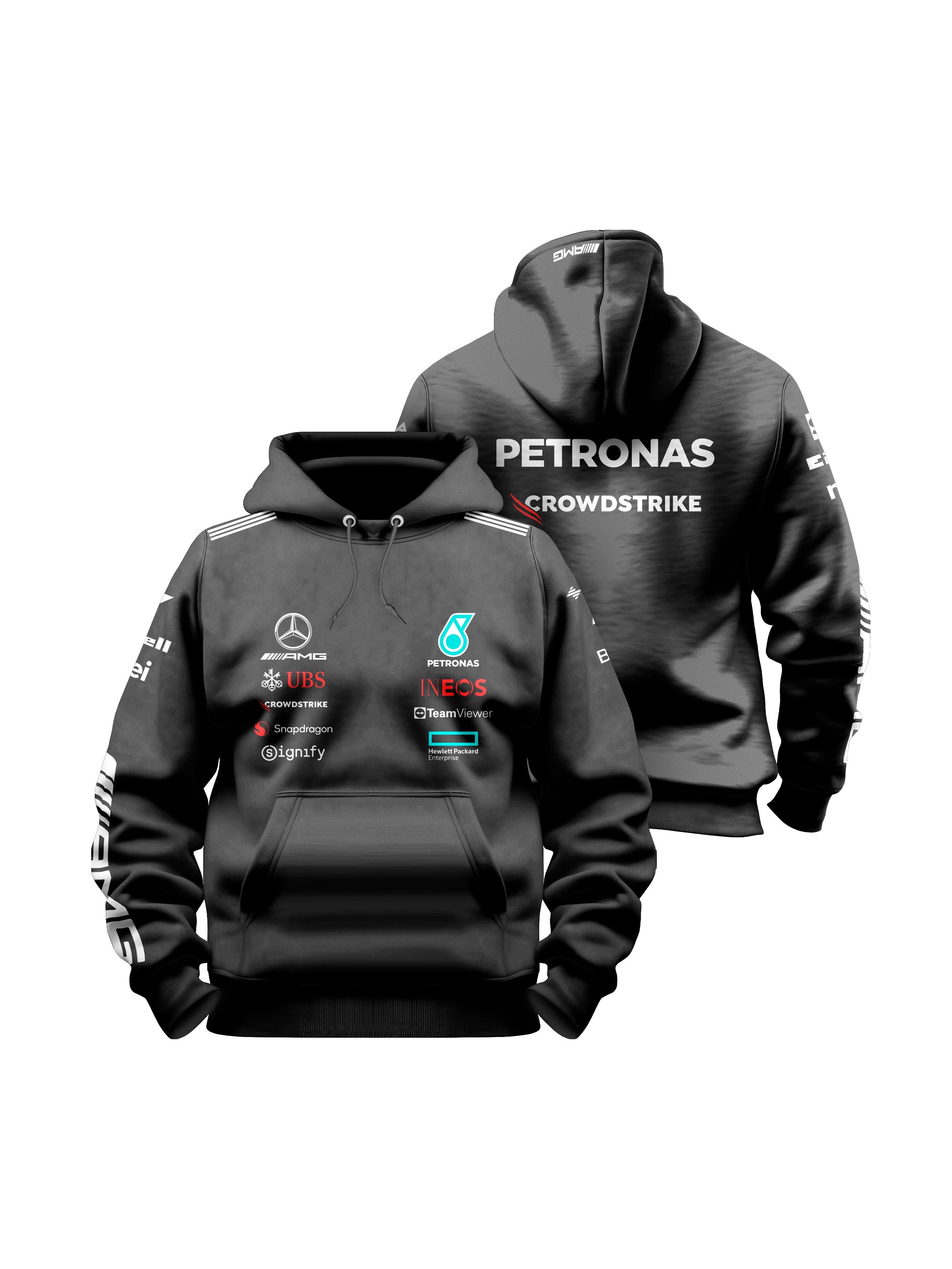 Mercedes 2025 Black Hoodie