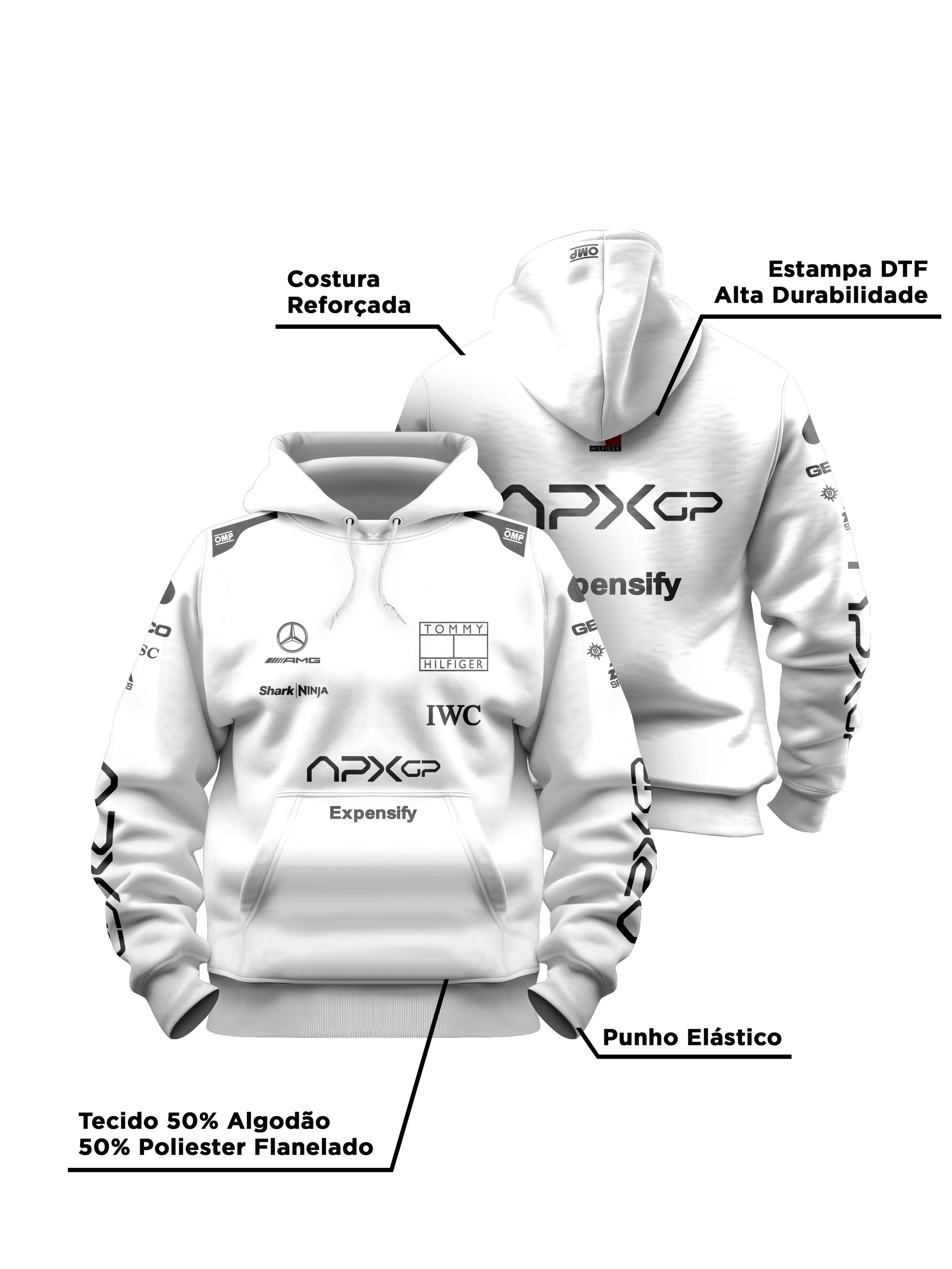 APXGP White F1 Movie Hoodie