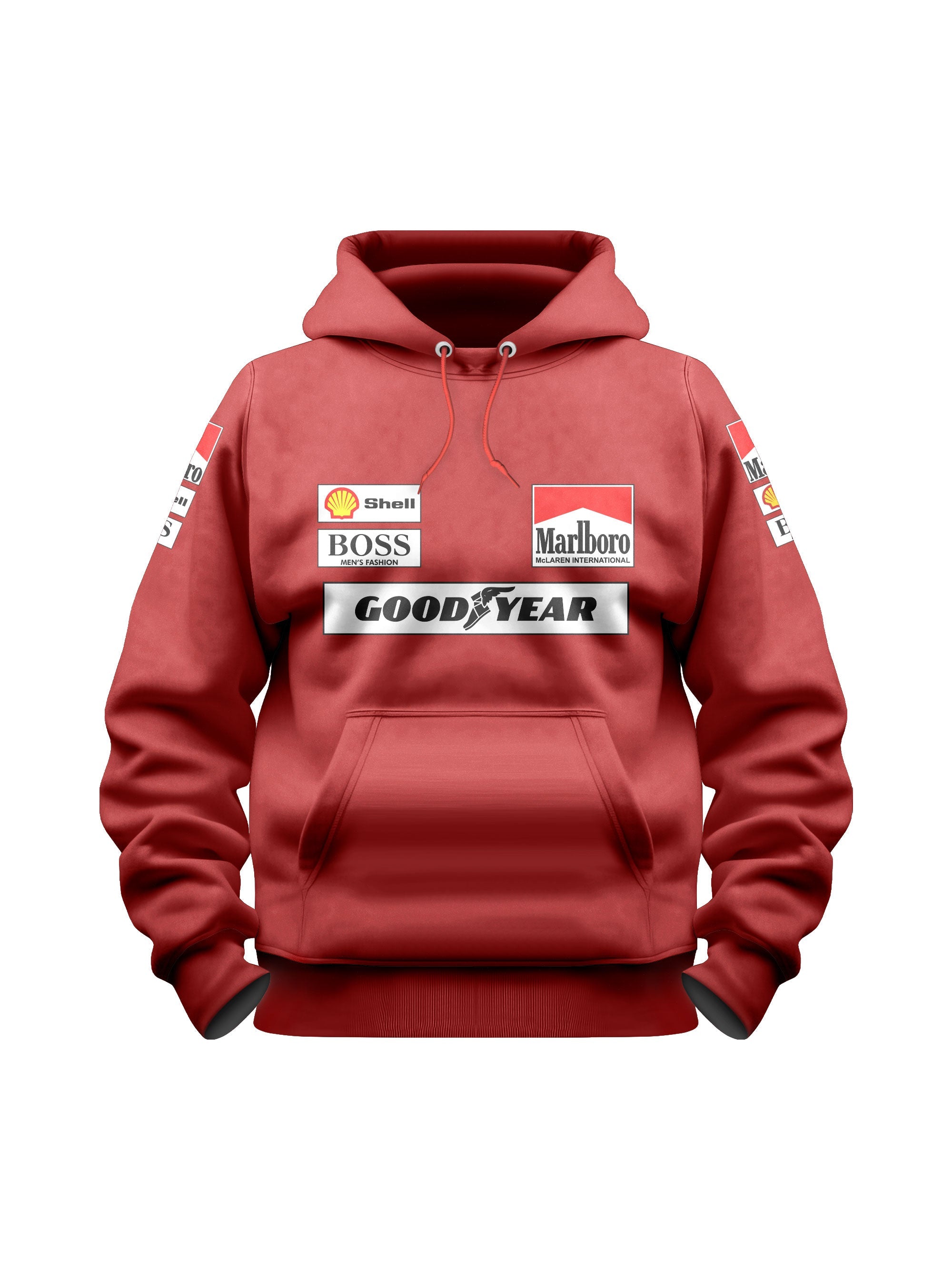 McLaren Retro Team Red Hoodie