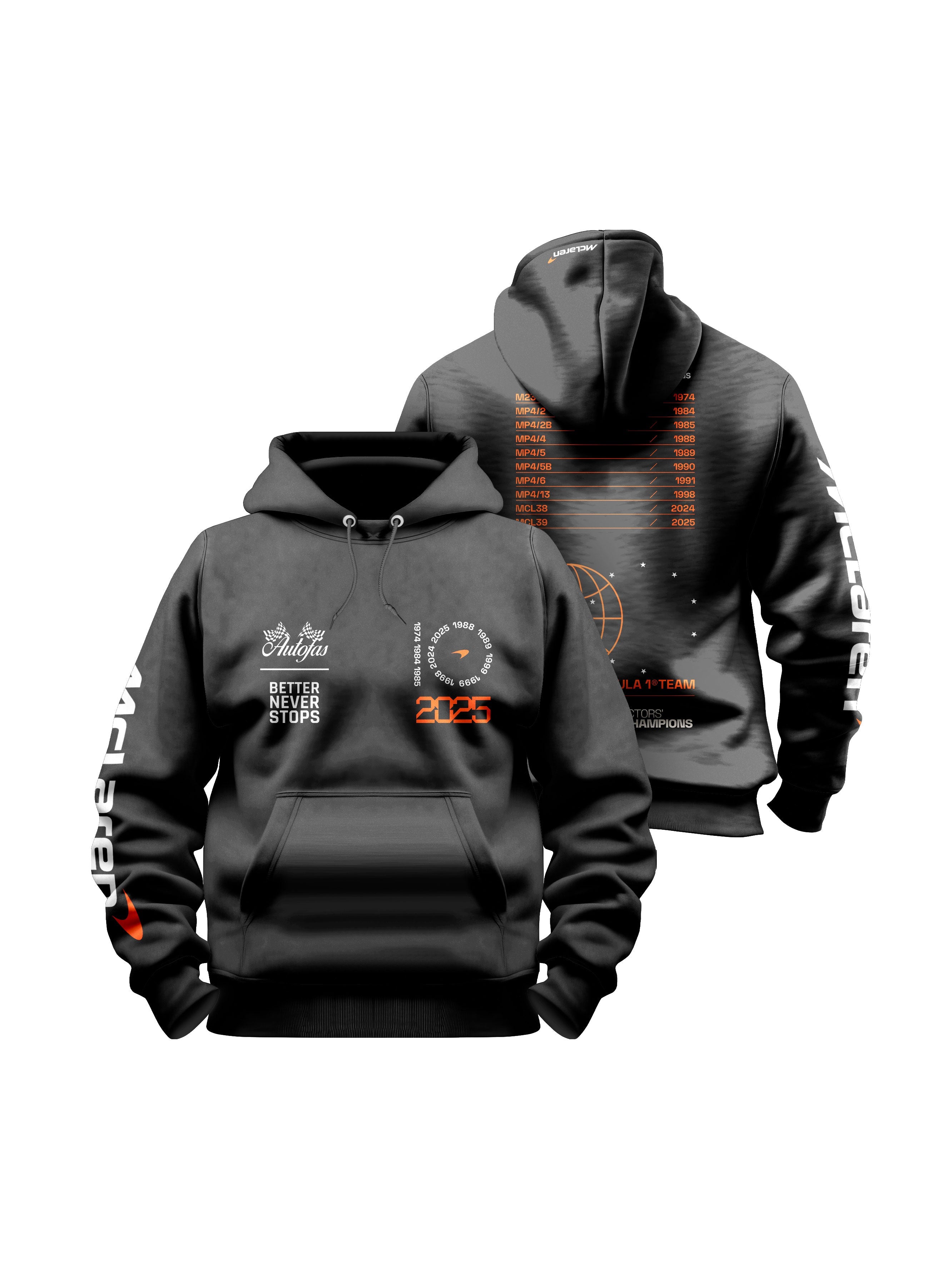 McLaren 2025 Constructors Champions Hoodie Black