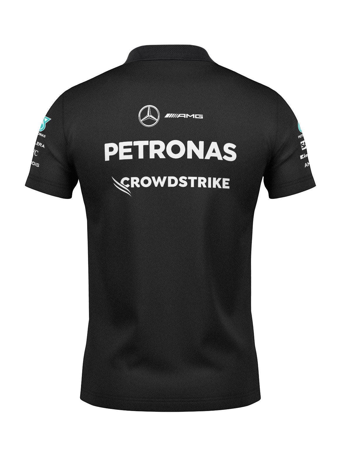 Mercedes F1 2026 Black Polo Shirt