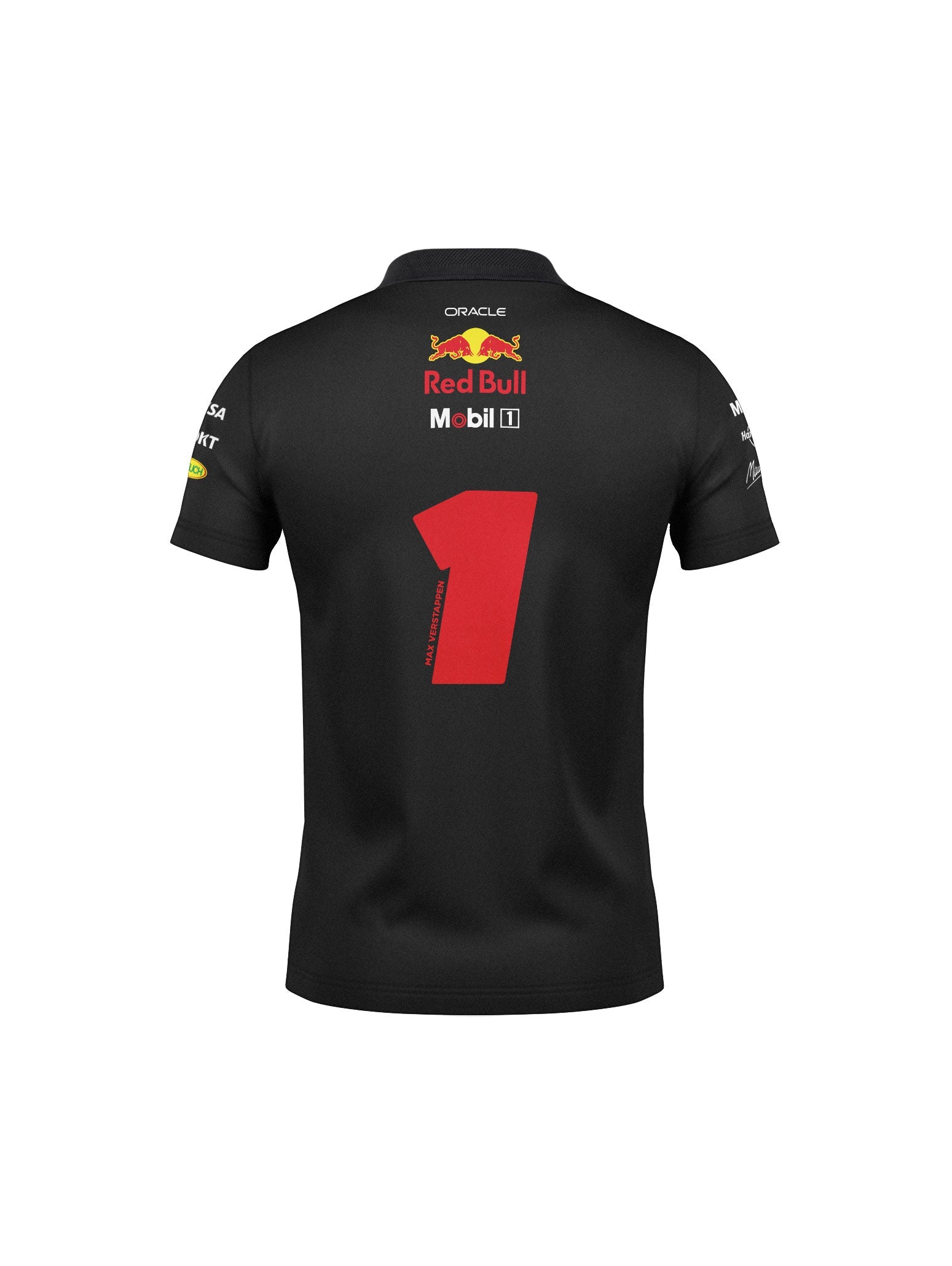 Red Bull Max Verstappen Black Polo Shirt 2025