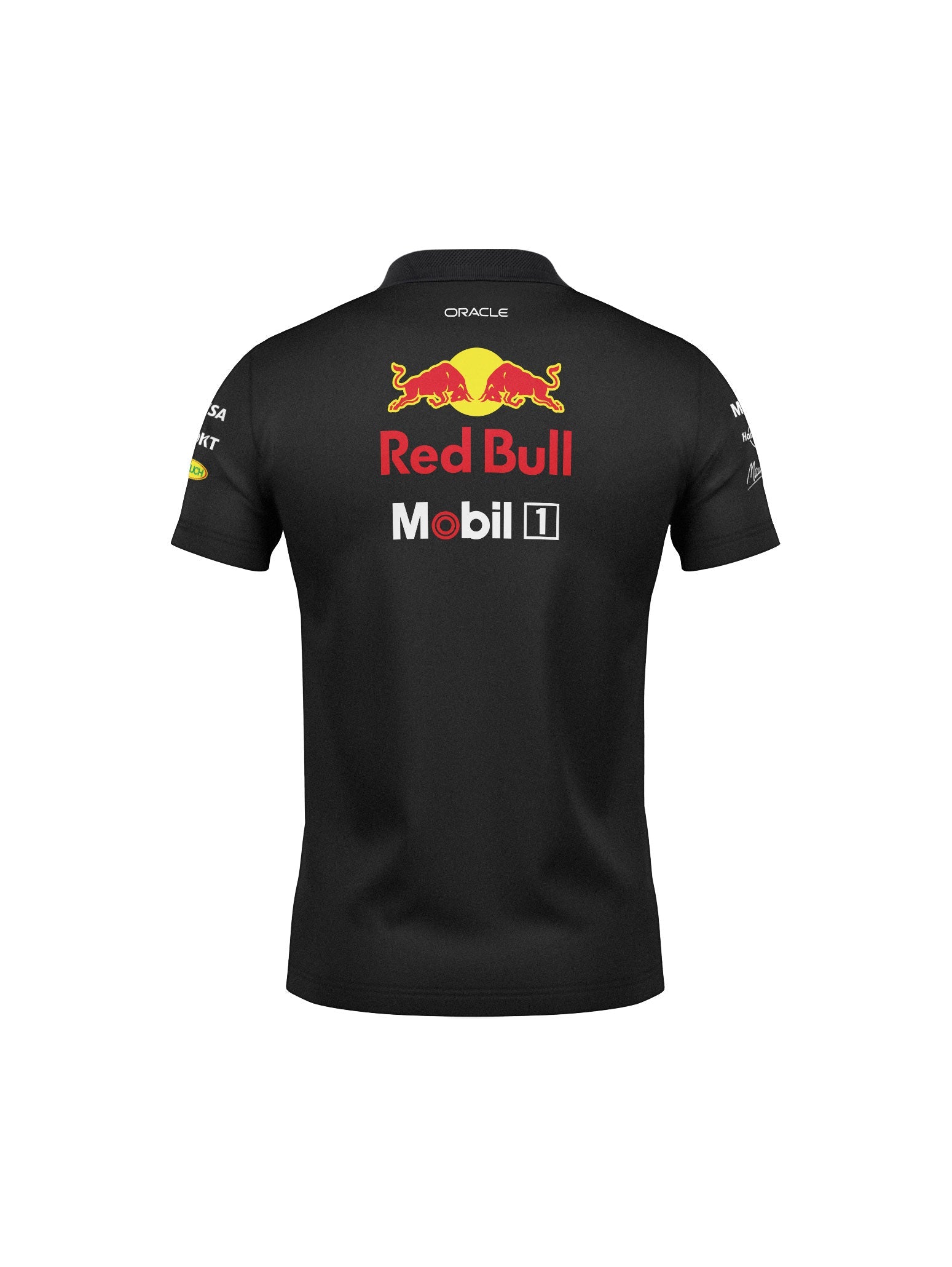 Red Bull Team Black Polo Shirt 2025