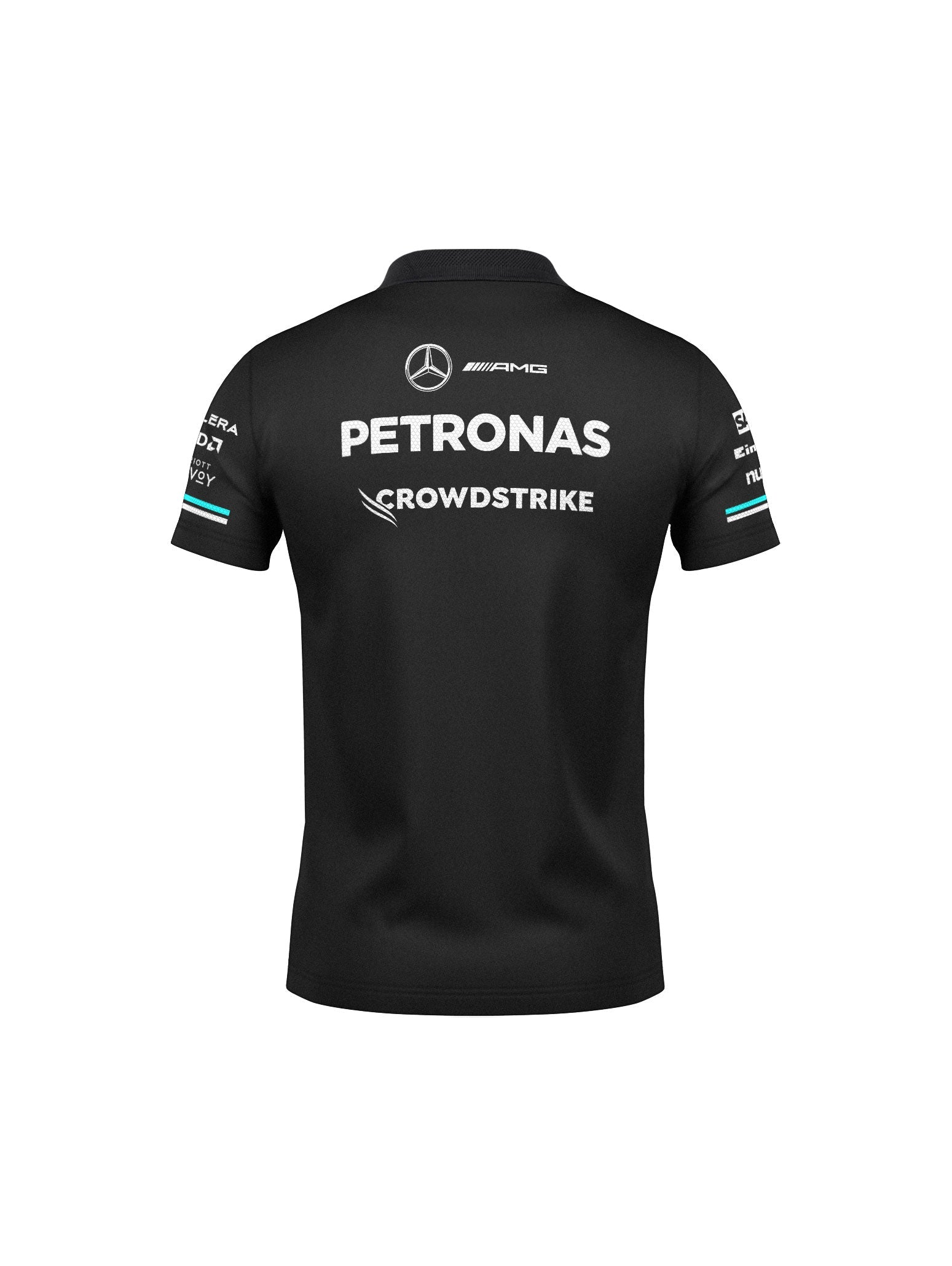 Mercedes Team Black Polo Shirt 2025