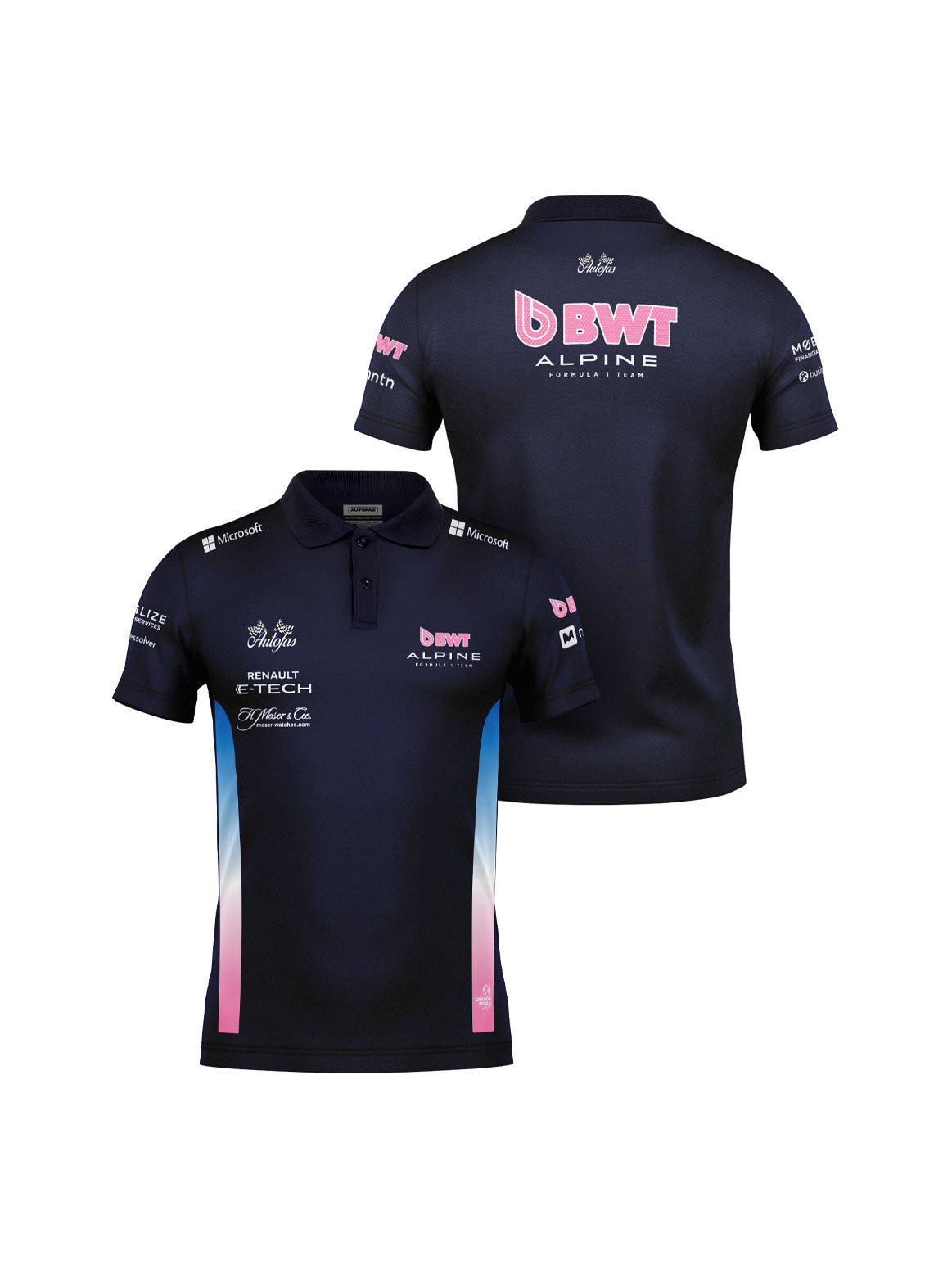 Alpine Team Navy Blue Polo Shirt 2025