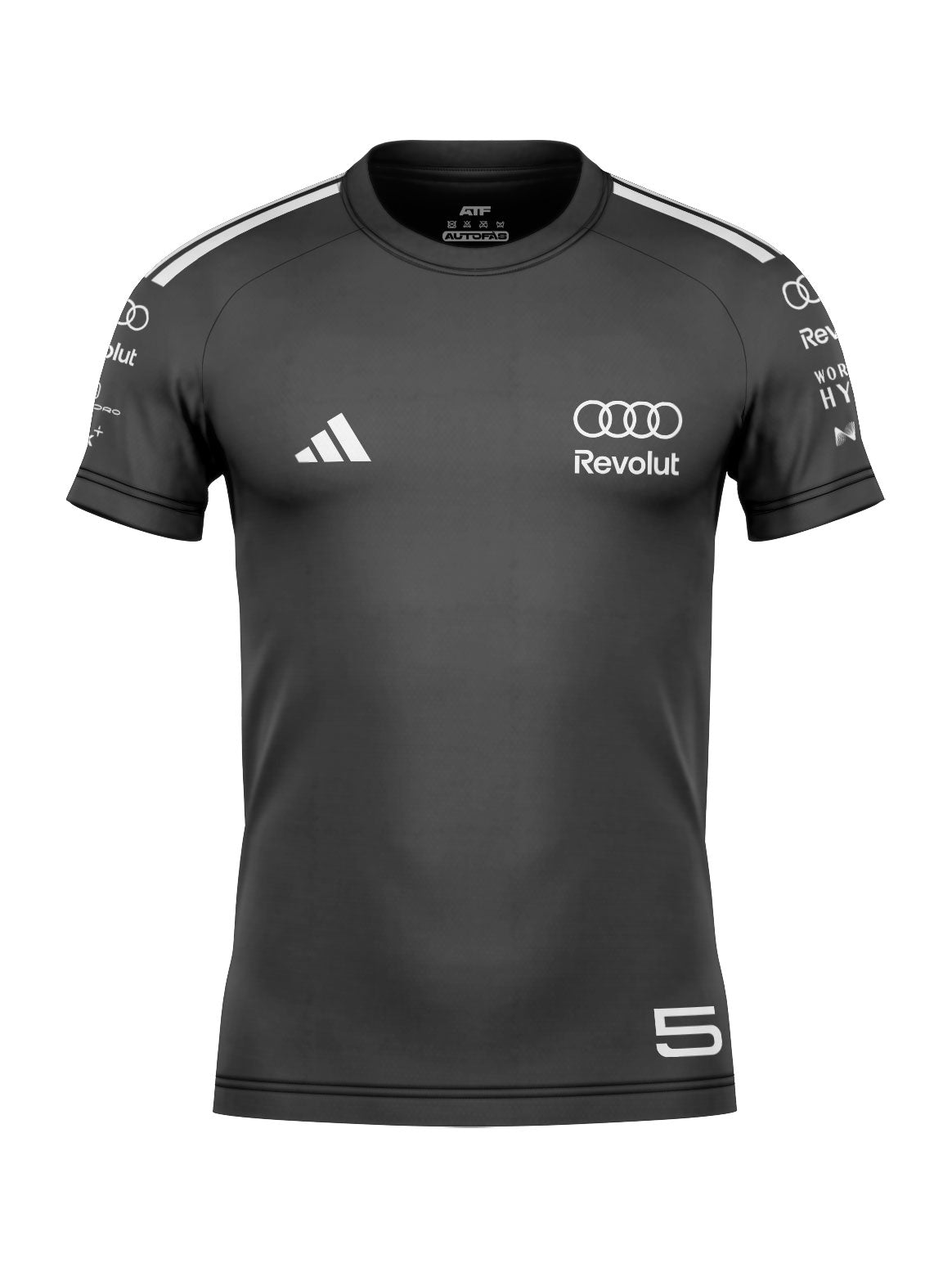 Audi Bortoleto 2026 Gray Cotton Raglan T-Shirt