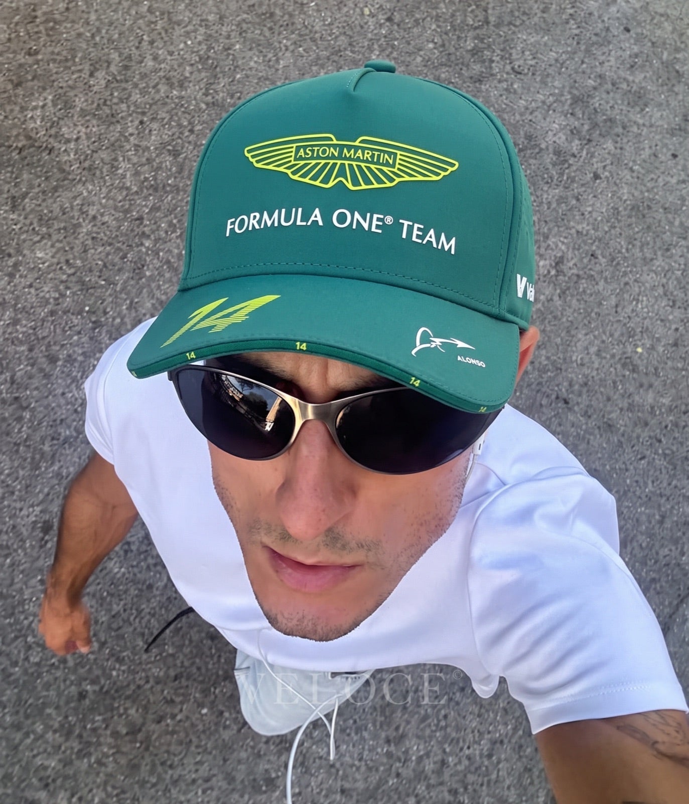 Aston Martin F1 Fernando Alonso 2025 Green Cap