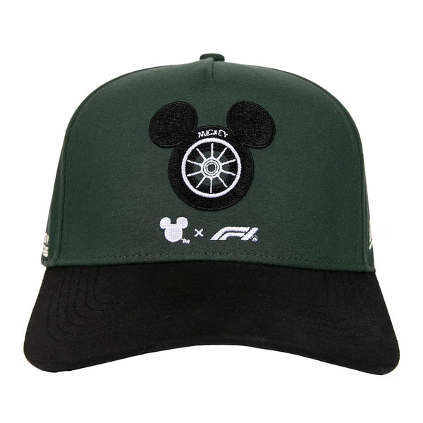Formula 1 x Disney Mickey Wheel Adjustable Hat - Green/Black