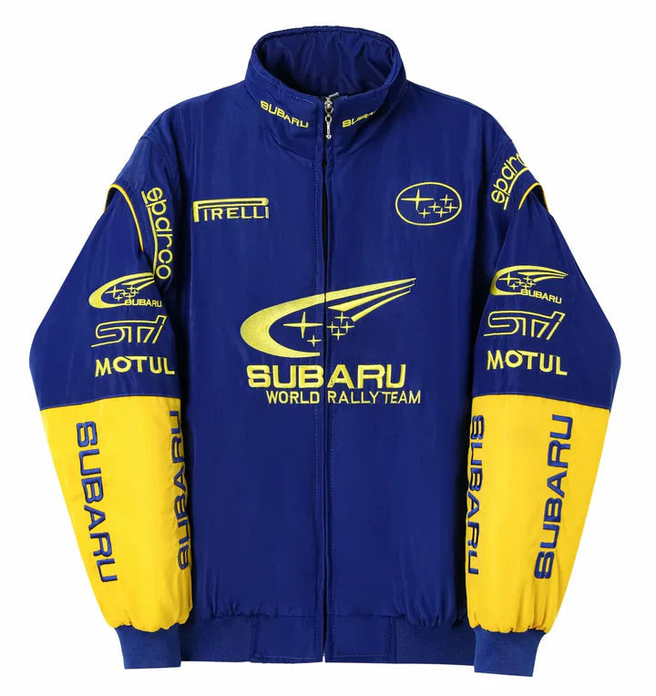 Subaru Rally Vintage Racing Jacket - Blue Edition