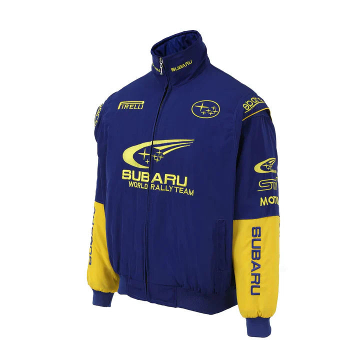 Subaru Rally Vintage Racing Jacket - Blue Edition