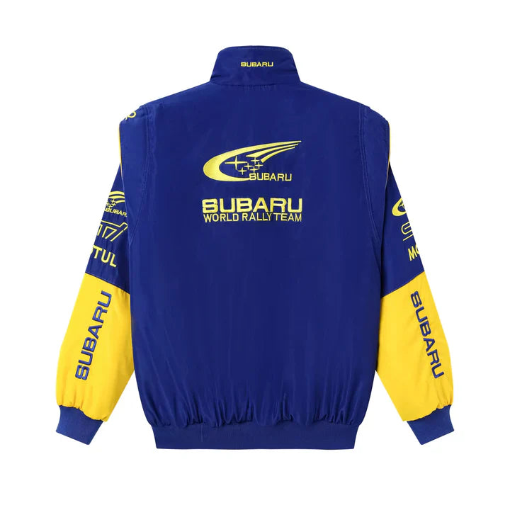 Subaru Rally Vintage Racing Jacket - Blue Edition