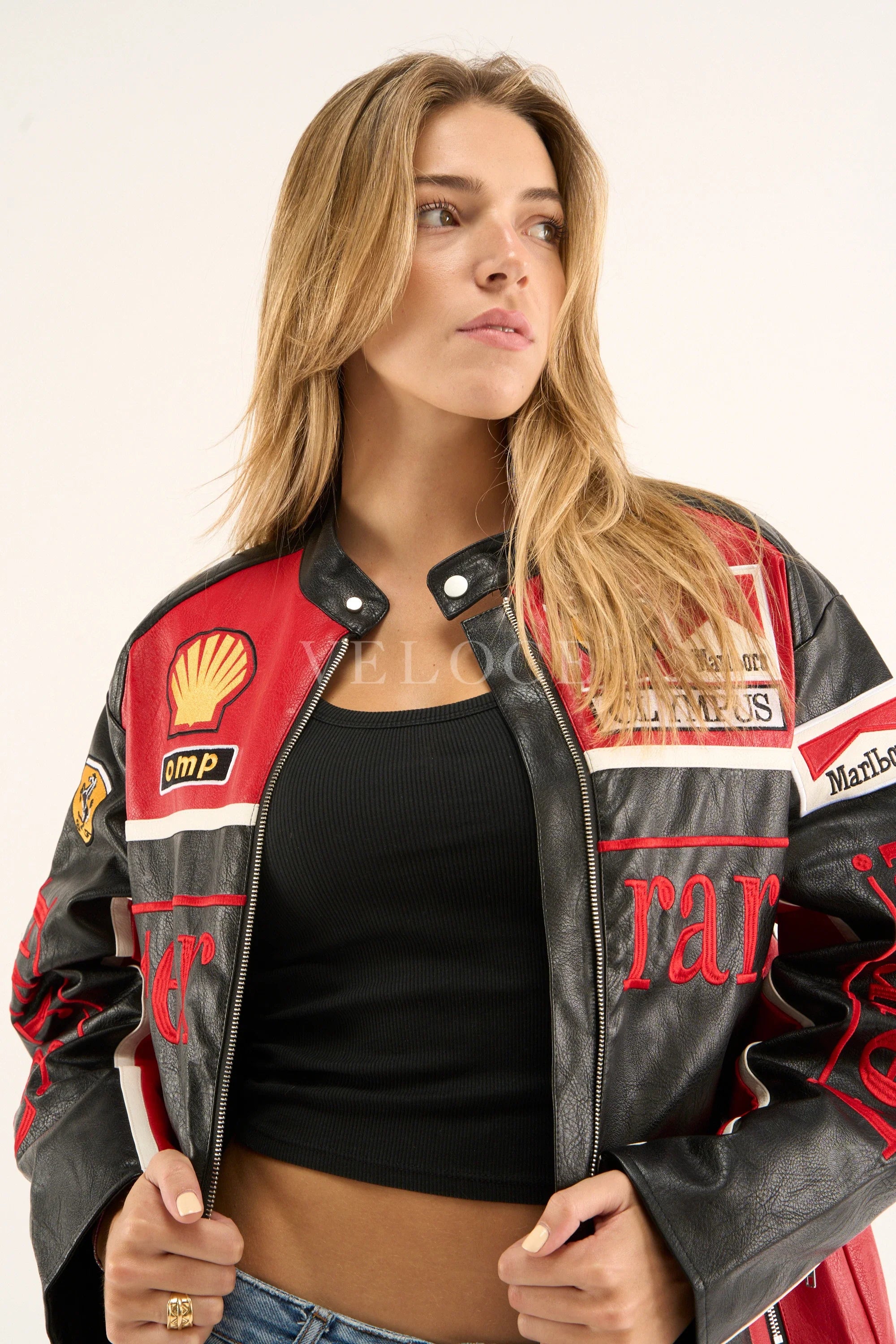 Ferrari F1 Olympus Leather Jacket - Red Edition