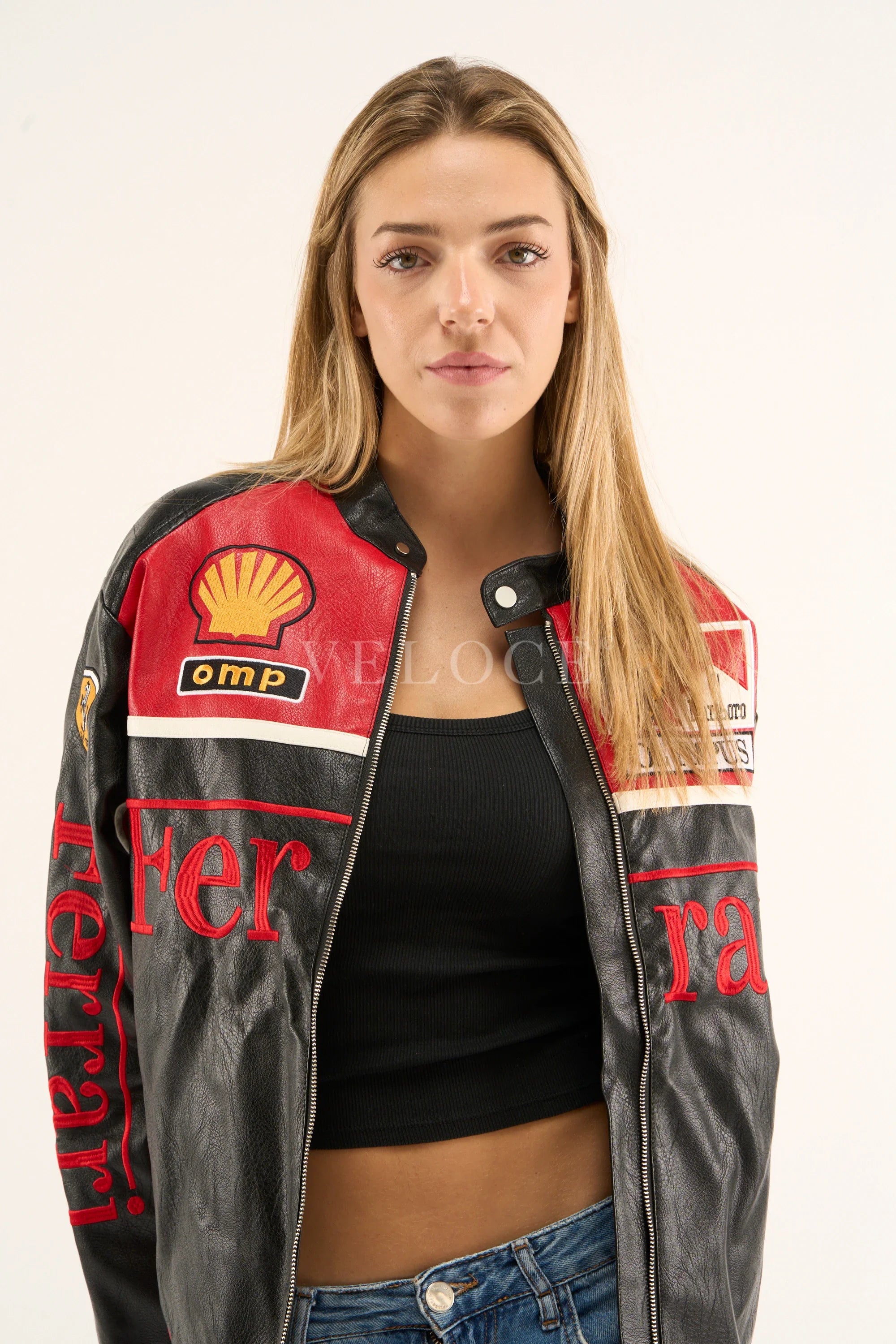 Ferrari F1 Olympus Leather Jacket - Red Edition