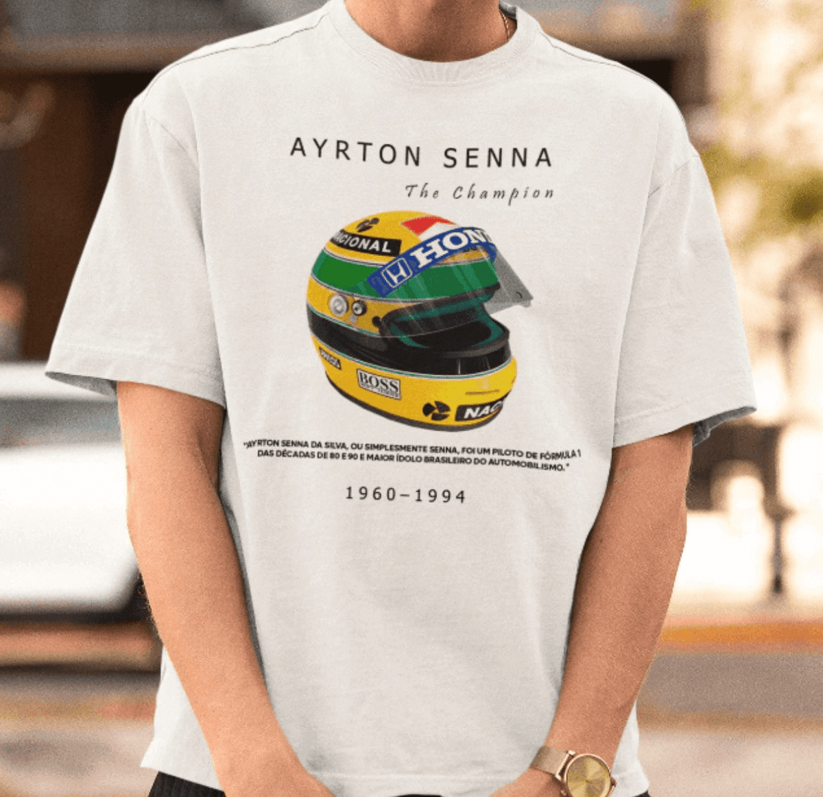 Camiseta Ayrton Senna