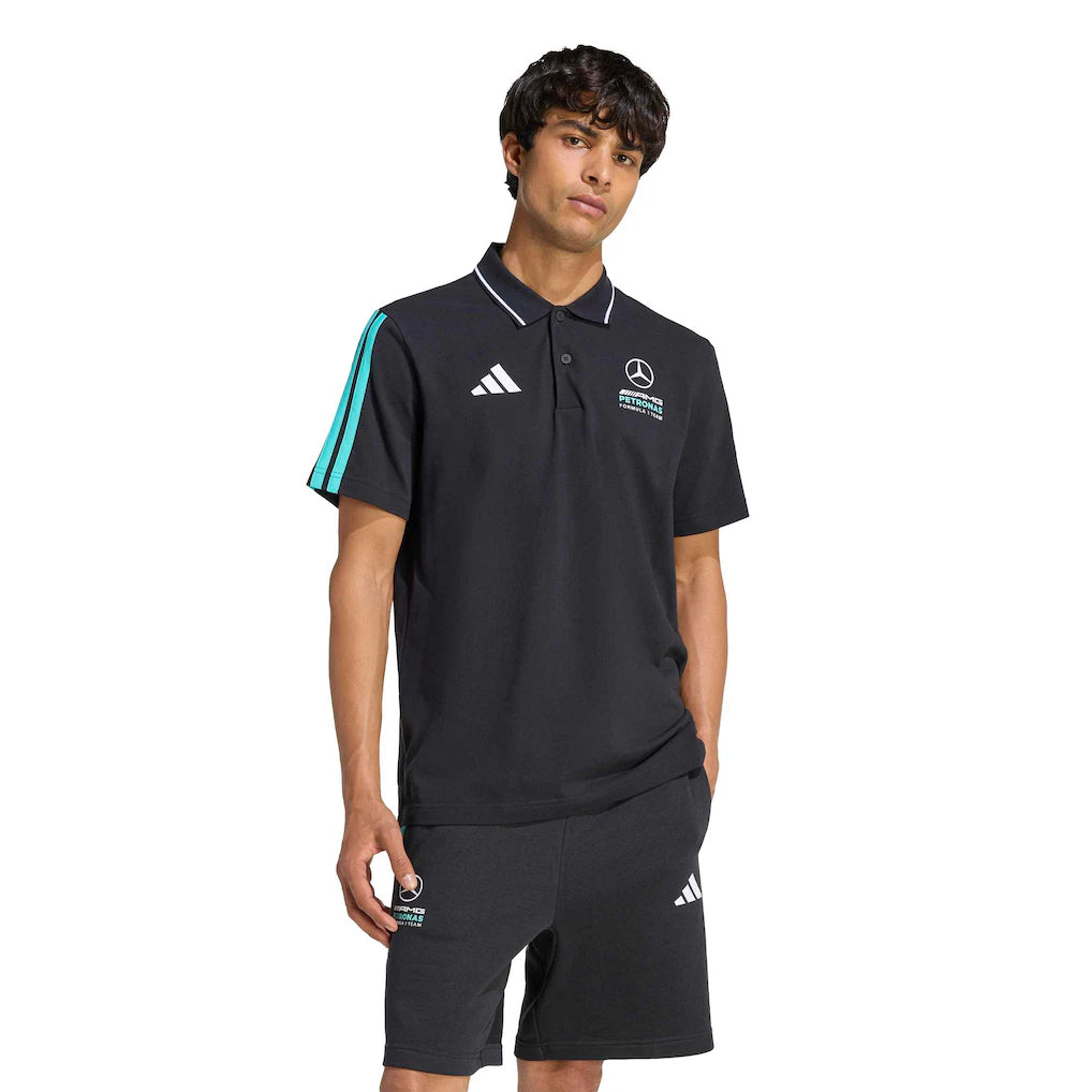 Mercedes-AMG Petronas F1 Team adidas 2026 Alphaskin Polo - Black