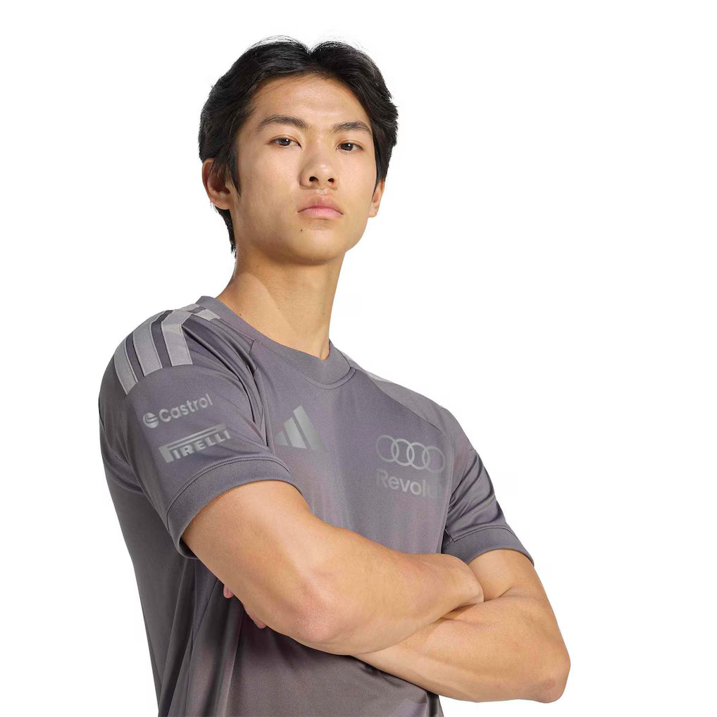 Audi adidas F1 Team Driver Replica Climacool T-Shirt - Gray