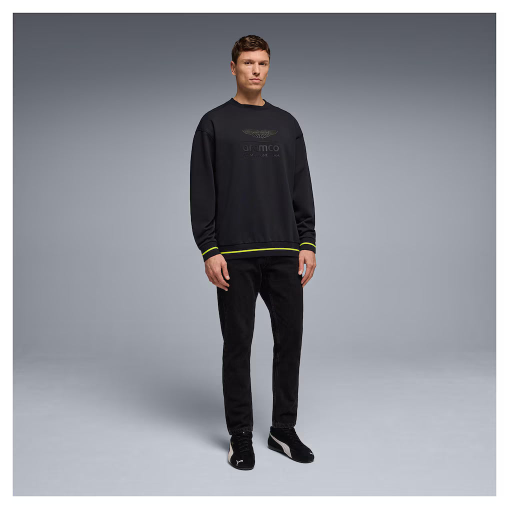 Aston Martin Logo Stealth Sweatshirt - Black