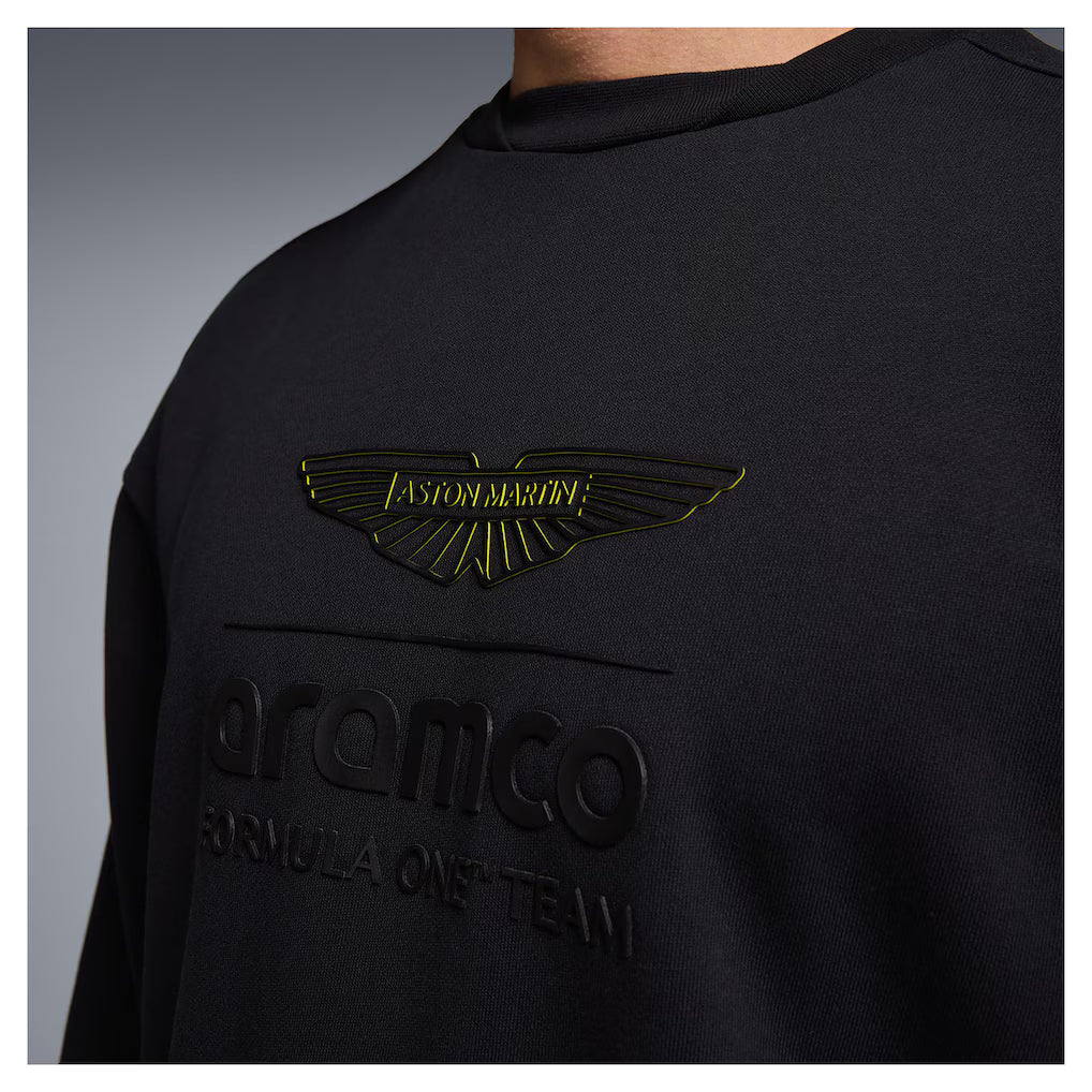 Aston Martin Logo Stealth Sweatshirt - Black