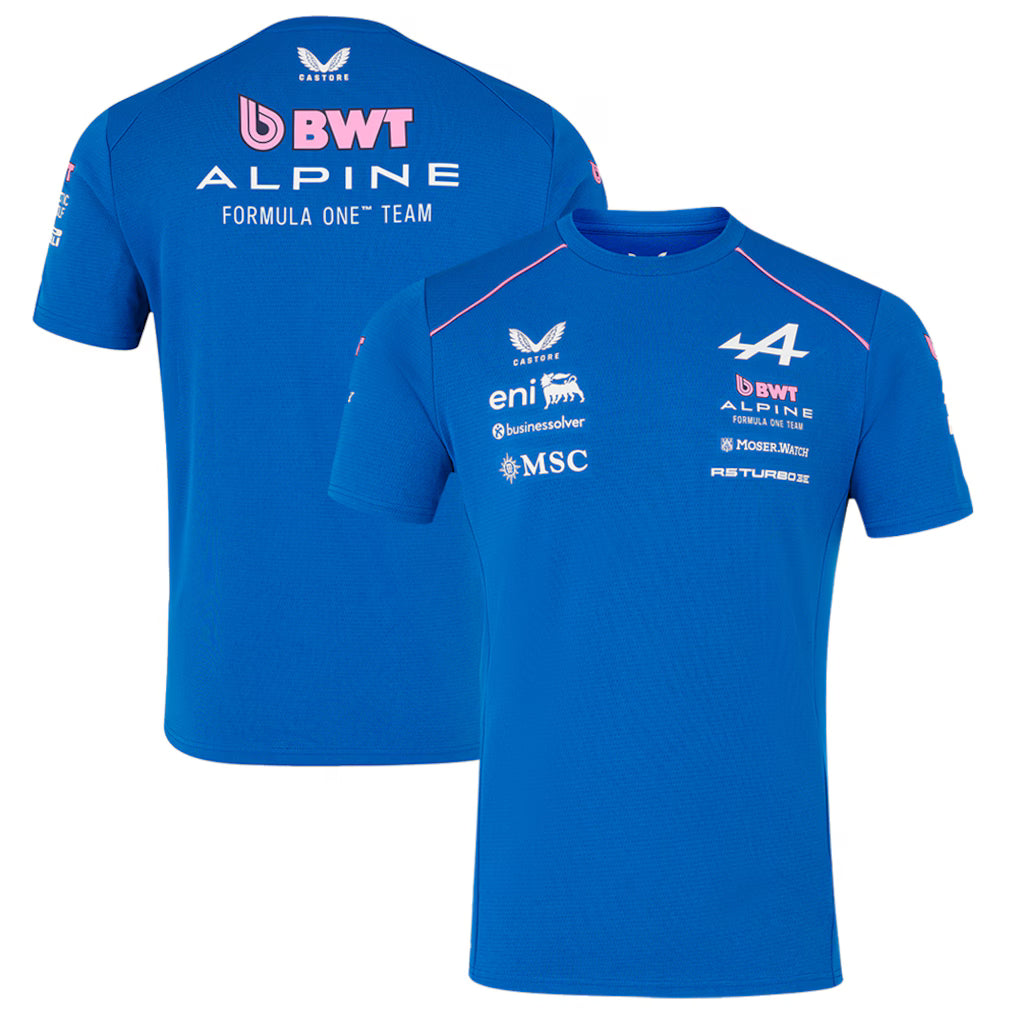 Alpine Formula 1 Castore Team Set Up T-Shirt - Blue