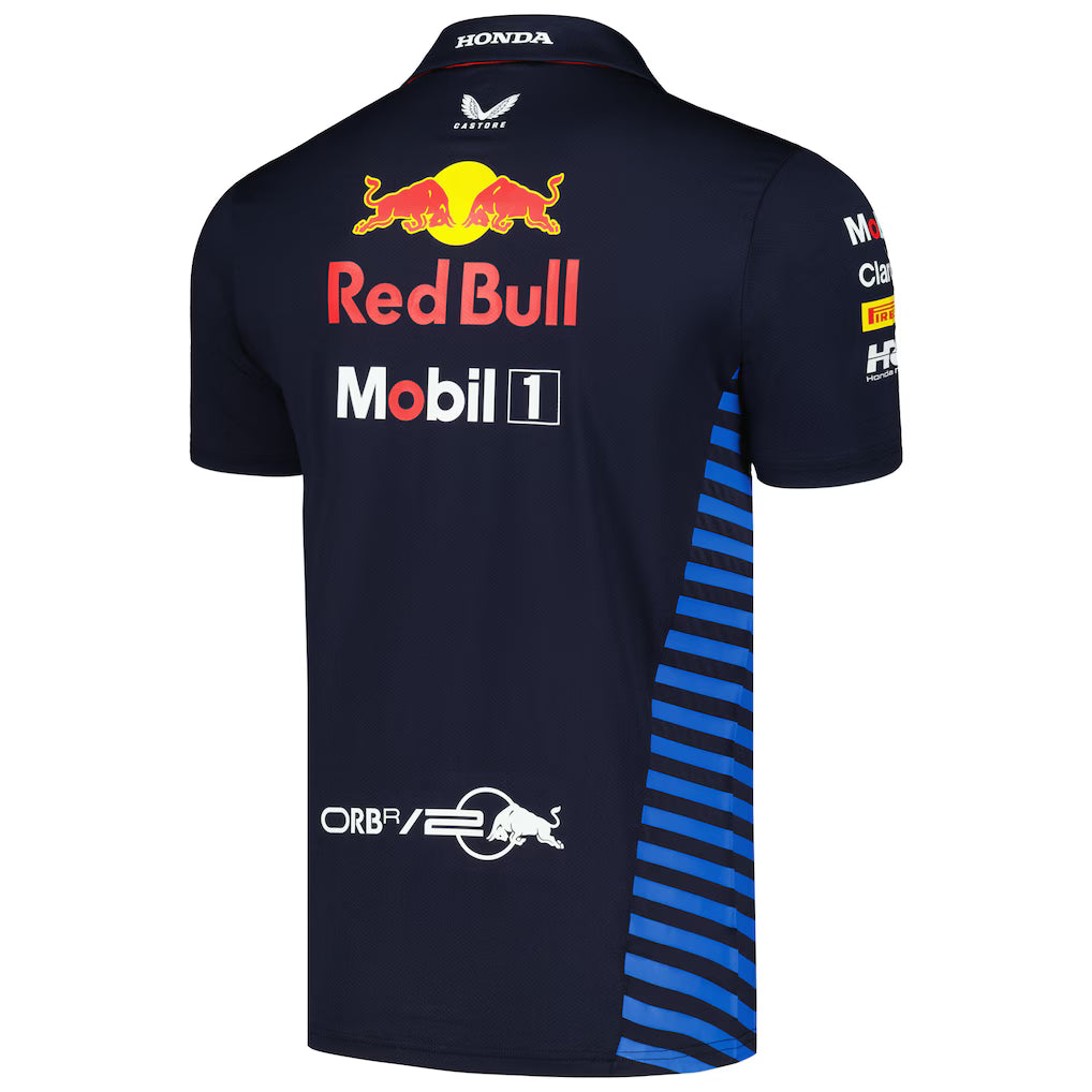 Red Bull Racing Castore 2024 Team Polo - Navy