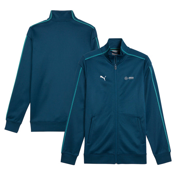 Mercedes-AMG Petronas F1 Team Puma 2024 MT7 Track Full-Zip Jacket - Teal