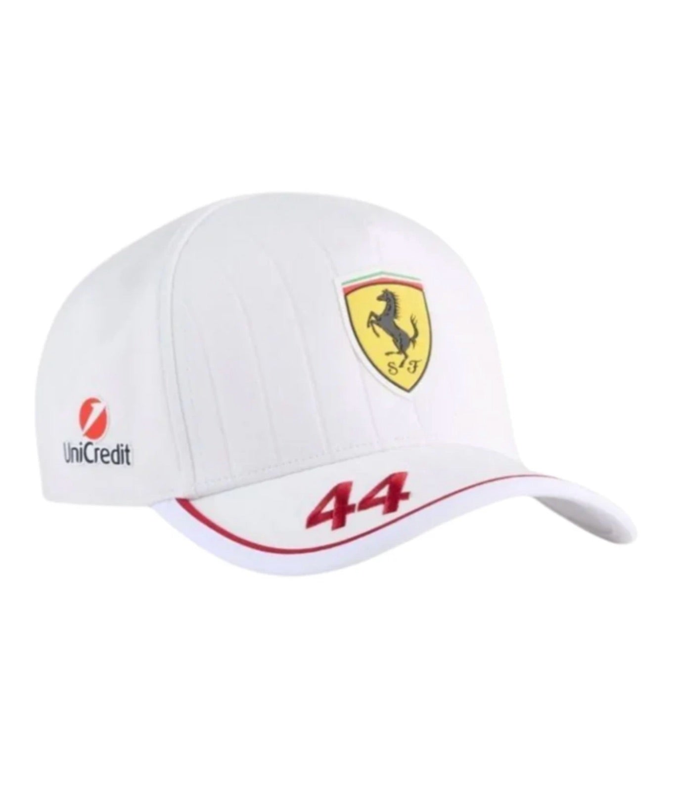 Scuderia Ferrari F1 Embroidered Cap - White Edition