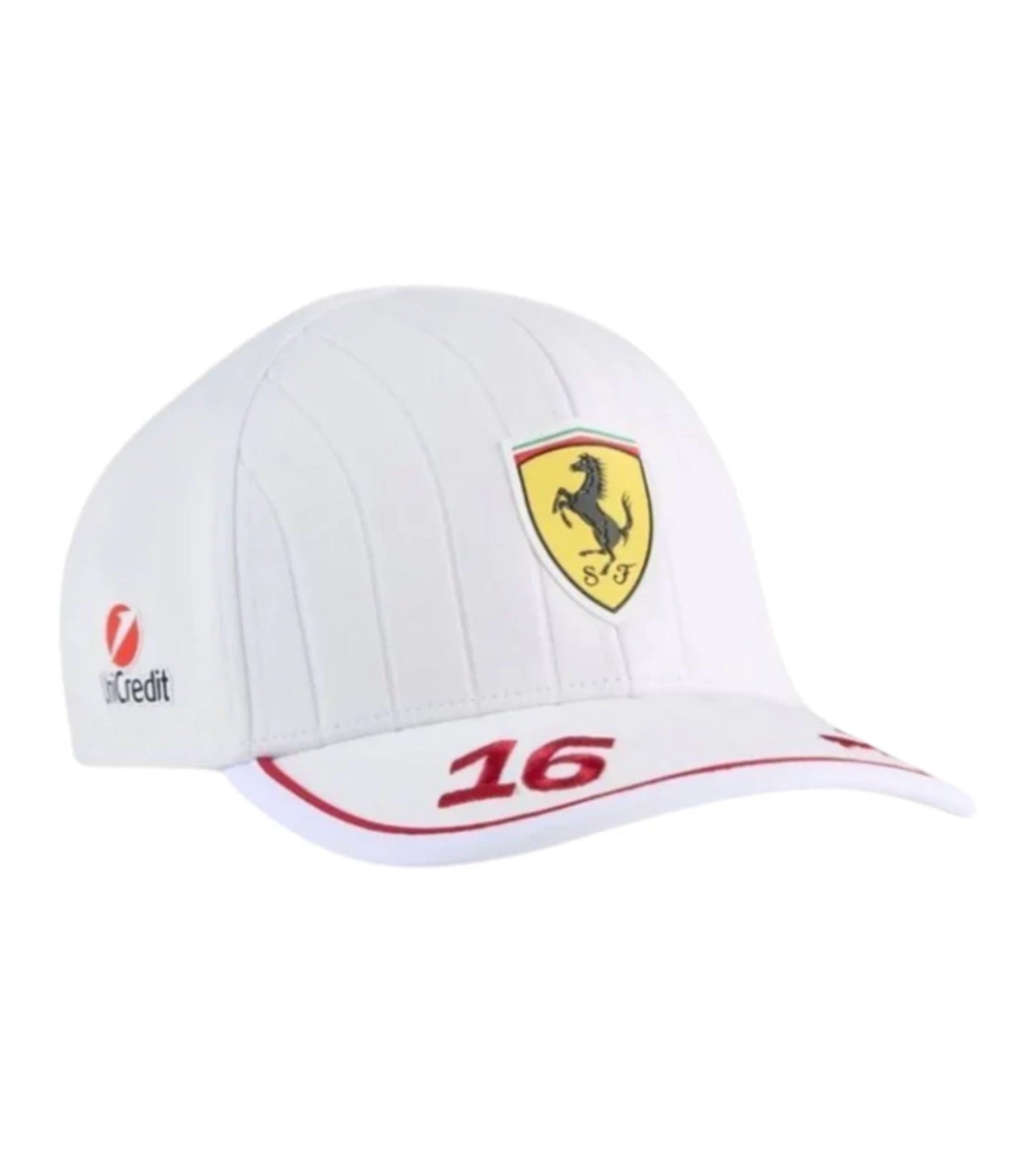 Scuderia Ferrari F1 Embroidered Cap - White Edition