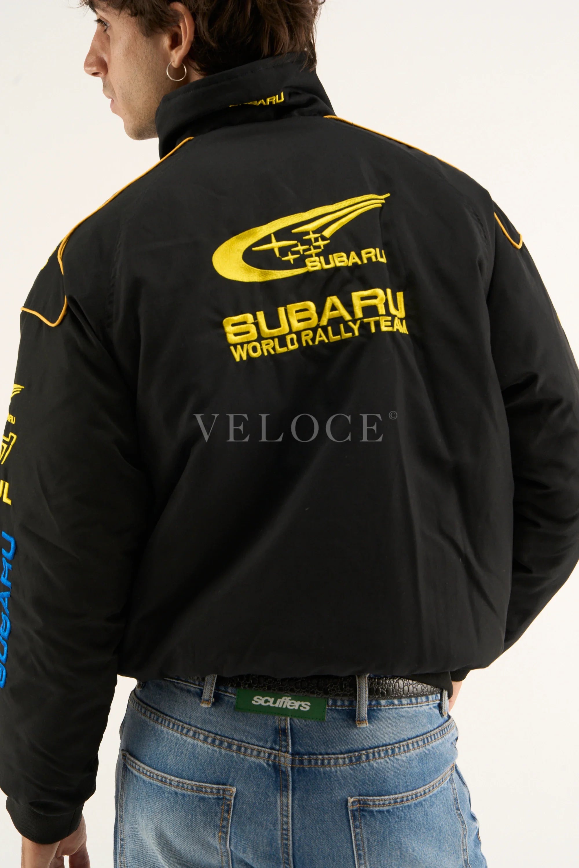 Subaru Rally Vintage Racing Jacket - Black Edition