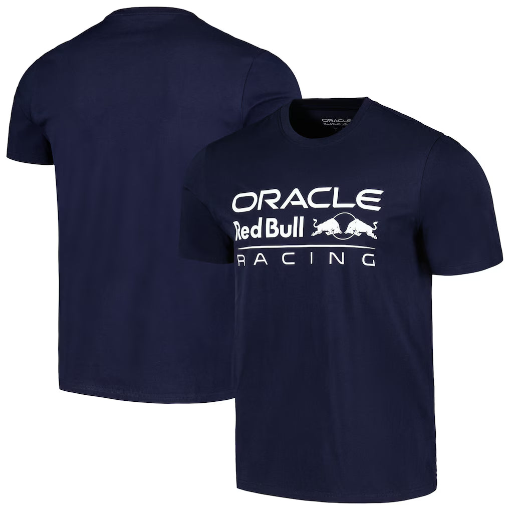 Red Bull Racing Castore Unisex Front Logo T-Shirt - Navy